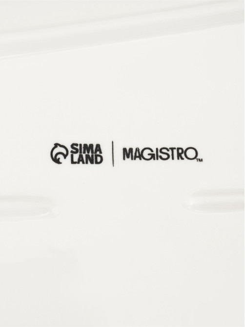 Блюдо Magistro «Бланш», 33.5×16×5 см, фарфор, белое