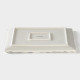 Блюдо для подачи Magistro Slate, 21×1.6 см, фарфор, белое