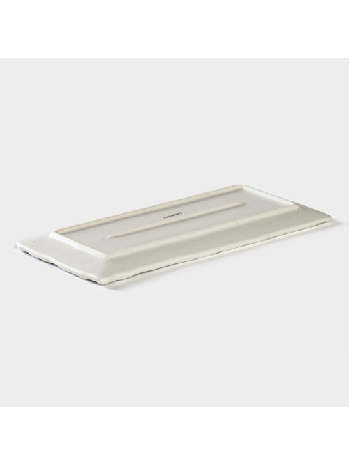 Блюдо для подачи Magistro Slate, 25×12 см, фарфор, белое