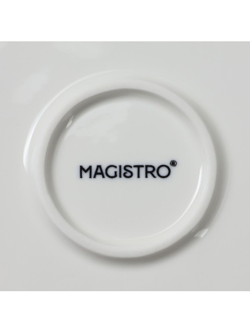 Блюдо Magistro «Раковина», d=25.3 см, фарфор, белое