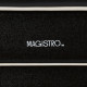 Блюдо Magistro Pietra lunare для подачи, 25×12 см, фарфор, цвет чёрный