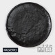 Блюдо для подачи Magistro Pietra lunare, d=21 см, фарфор, чёрное
