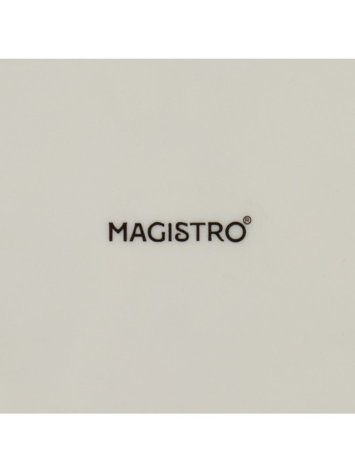 Блюдо для подачи Magistro «Церера», 20×18 см, фарфор, оранжевое
