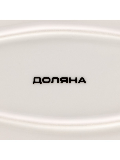 Блюдо Доляна «Млечный путь», 29.5×17.5 см, фарфор, бирюзовое