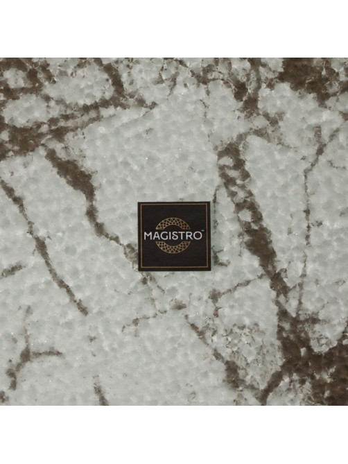 Блюдо сервировочное Magistro «Мрамор», 25.5×13.5×2 см, стекло, белое