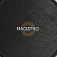 Блюдо для подачи Magistro Pietra lunare, d=21 см, фарфор, чёрное