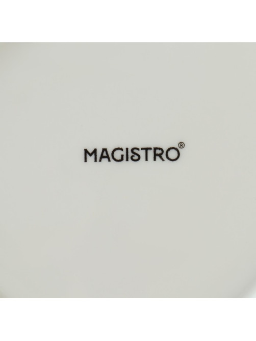 Блюдо фарфоровое для подачи Magistro «Церера», 18.2×16.3 см, белое