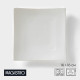 Блюдо для подачи Magistro «Квадрат Бланш», 16×16 см, фарфор, белое
