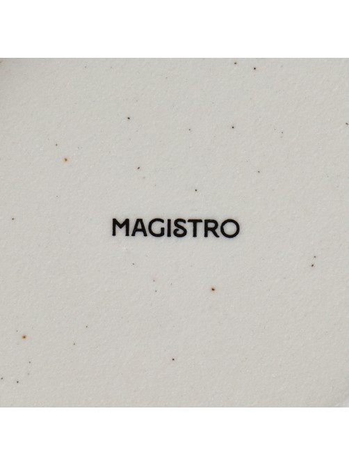 Блюдо для подачи Magistro Slate, d=22.5 см, фарфор, белое
