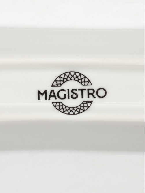 Блюдо для оливок Magistro «Бланш», 29.5×6 см, фарфор, белое