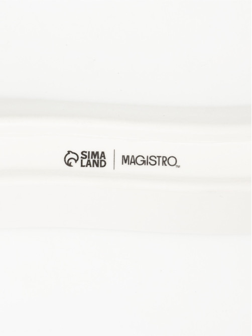 Блюдо для оливок Magistro «Бланш», 29.5×6 см, фарфор, белое