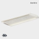 Блюдо фарфоровое для подачи Magistro Slate, 30×10 см, белое