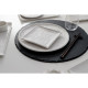 Блюдо для подачи Magistro Slate, 21×1.6 см, фарфор, белое