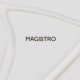 Блюдо сервировочное Magistro «Сердце. Бланш», 24×27×3 см, фарфор, белое