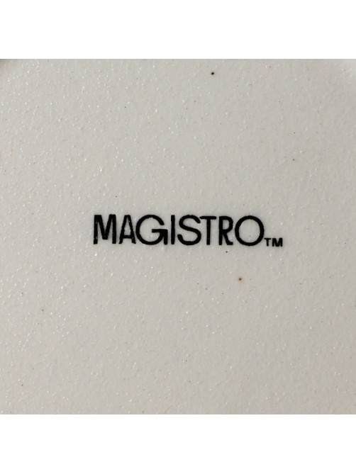 Блюдо для подачи Magistro Slate, d=21 см, фарфор, белое