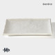 Блюдо для подачи Magistro Slate, 21×1.6 см, фарфор, белое
