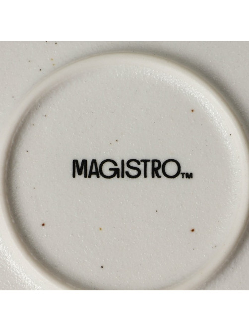 Блюдо для подачи Magistro Slate, d=16.1 см, фарфор, белое