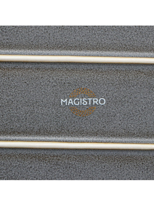 Блюдо Magistro Urban, 450 мл, 24×13.7×2.7 см, овальное, фарфор, серое
