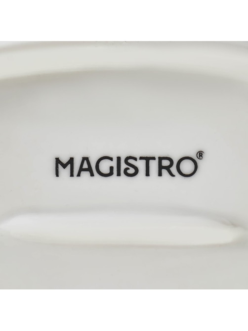Блюдо овальное Magistro «Лакомка», 20×13.5×1.5 см, фарфор, цвет белый
