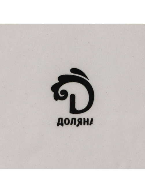 Блюдо сервировочное Доляна «Весенний вечер», 15×15 см, белое