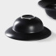 Тарелки для пасты Magistro Carbon, d=19.5 см, набор 2 шт., фарфор, чёрные