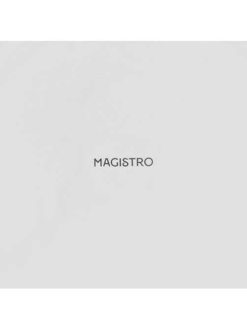 Тарелка обеденная Magistro «Роза», d=25 см, фарфор, белая