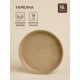 Тарелка SL Home «Песчаный бриз», d=19 см, фарфор, бежевая