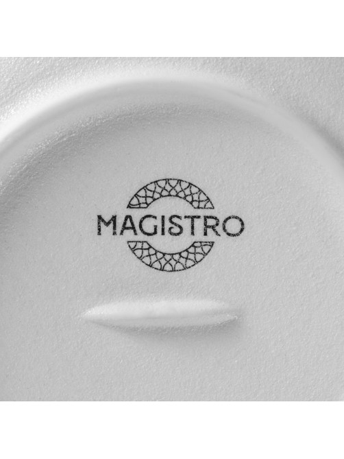 Тарелка для пасты Magistro Line, 250 мл, d=21.2 см, фарфор, белая