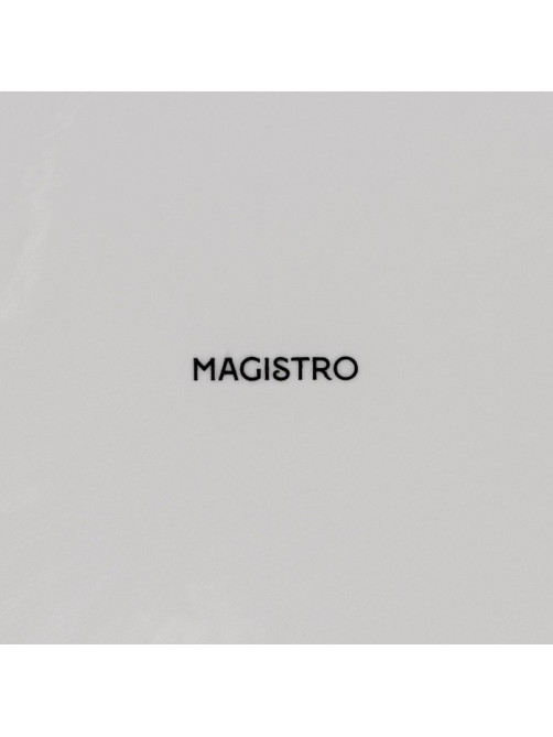 Тарелка Magistro «Этюд», d=20 см, фарфор, белая