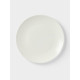 Тарелка Доляна White Label, d=25 см, фарфор, белая