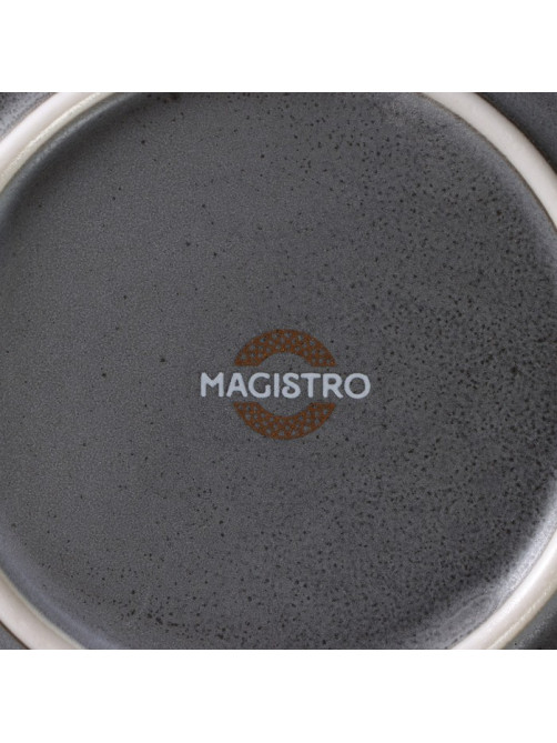 Тарелка Magistro Urban, d=22.5 см, фарфор, серая