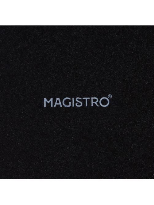 Тарелки Magistro Carbon, 21×18.5 см, набор 2 шт., фарфор, чёрные