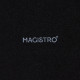Тарелки Magistro Carbon, 21×18.5 см, набор 2 шт., фарфор, чёрные