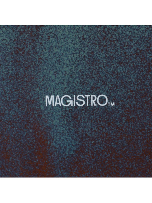 Десертная тарелка Magistro Garland, d=17 см, фарфор, синяя, коричневая