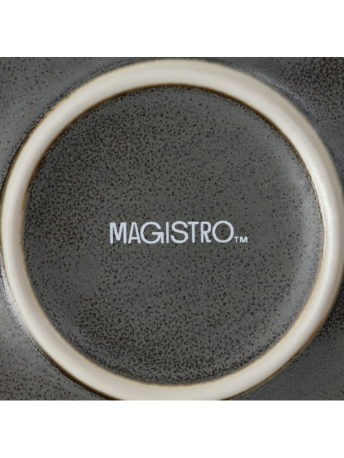 Тарелка Magistro Urban, d=22 см, фарфор, серая