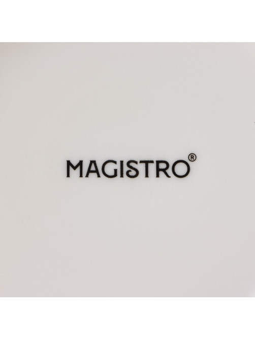 Тарелка глубокая Magistro «Церера», 700 мл, d=18.5 см, фарфор, белая