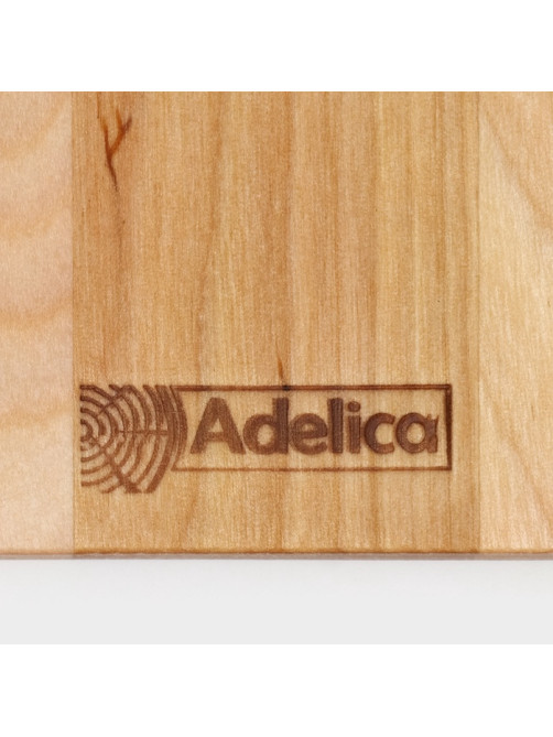 Тарелка Adelica «Классика», 19×1.8 см, пропитана минеральным маслом, дерево, берёза