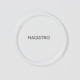 Тарелка Magistro «Цветок», d=25 см, фарфор, белая