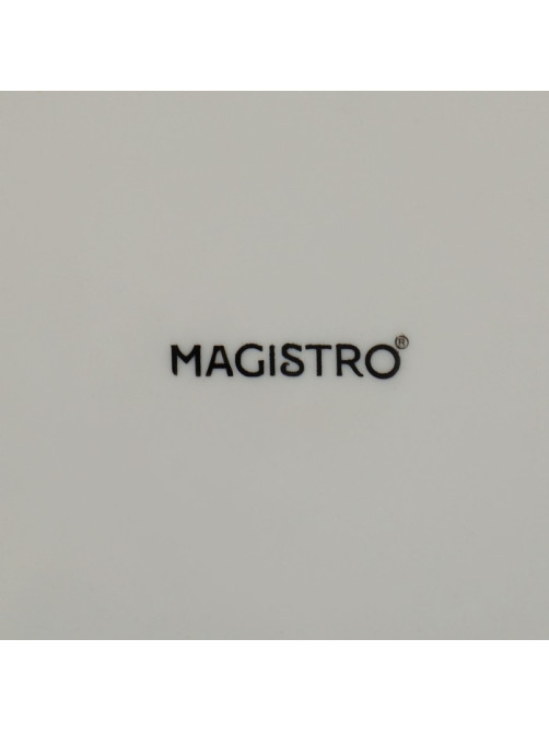 Набор тарелок десертных Magistro «Церера», 2 шт., d=18 см, фарфор, белые