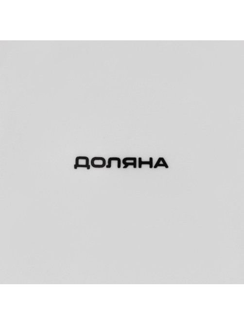 Тарелка обеденная Доляна «Пташка», d=25.3 см, фарфор, белая