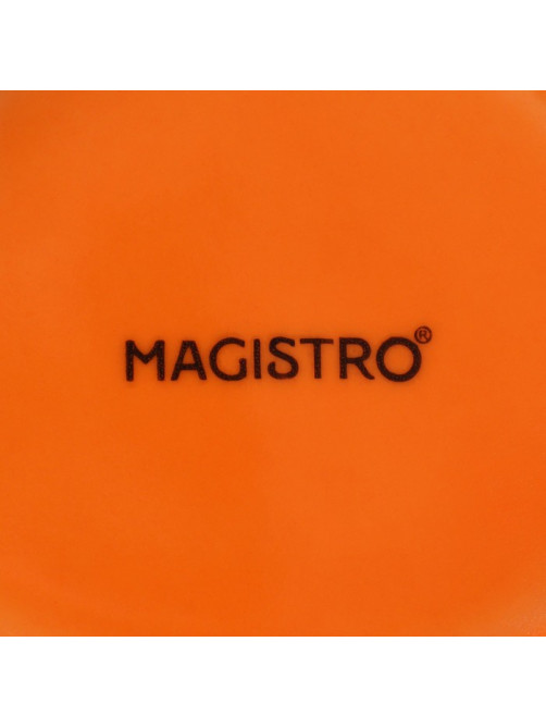 Тарелка глубокая Magistro «Церера», 1.1 л, d=22 см, фарфор, оранжевая