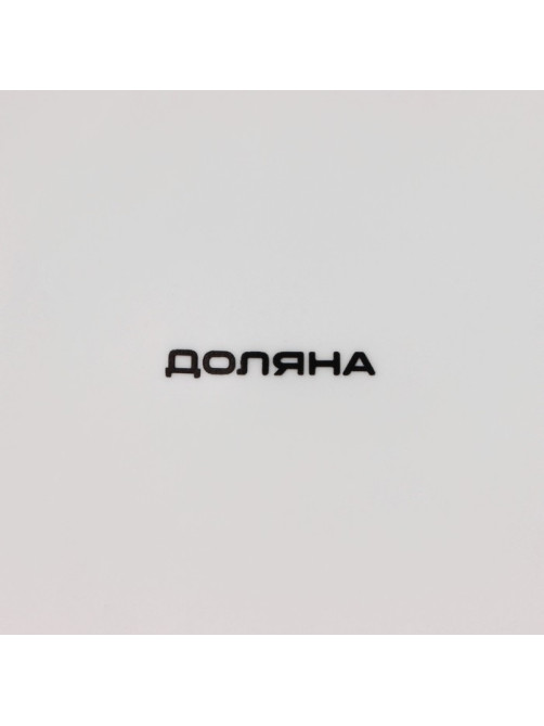 Тарелка десертная Доляна «Пташка», d=20.5 см, фарфор, белая