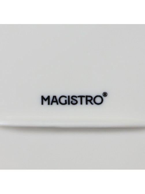 Блюдо Magistro «Бланш», d=28 см, фарфор, белое