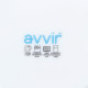 Тарелка десертная Avvir Carve, d=18 см, стеклокерамика, цвет белый