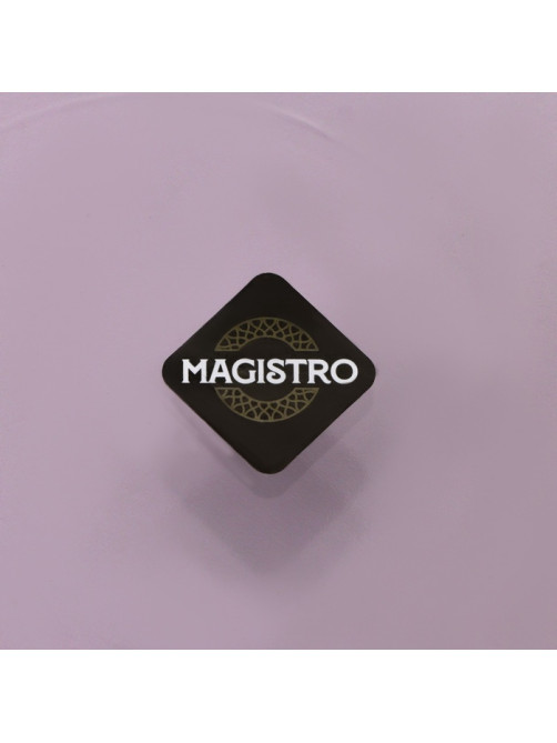 Тарелка Magistro «Французская лаванда», d=21 см, стекло, сиреневая