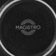 Тарелка Magistro Line, d=26.5 см, фарфор, чёрная