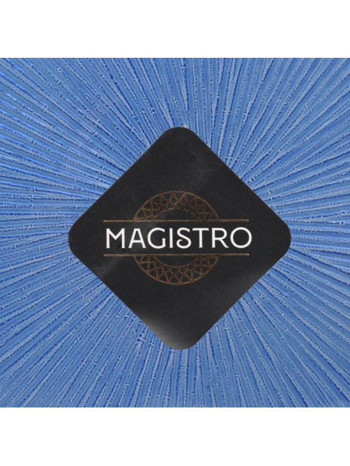 Тарелка Magistro «Римини», d=27 см, стекло, синяя