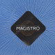 Тарелка Magistro «Римини», d=27 см, стекло, синяя