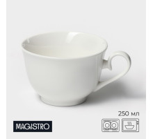 Кружка Magistro «Сюита», 250 мл, фарфор, белая
