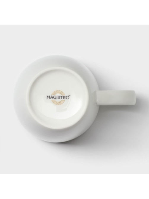 Кружка Magistro La Perle, 350 мл, фарфор, белая